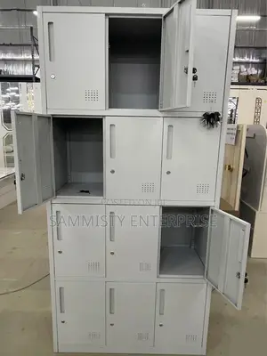 12-Door Heavy Duty Metal Office Locker