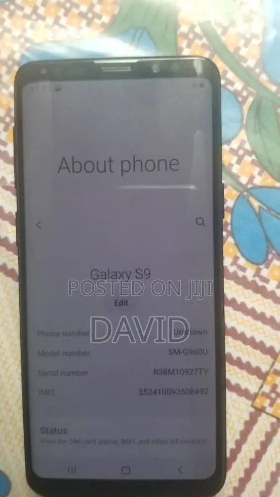 New Samsung Galaxy S9 64 GB Black
