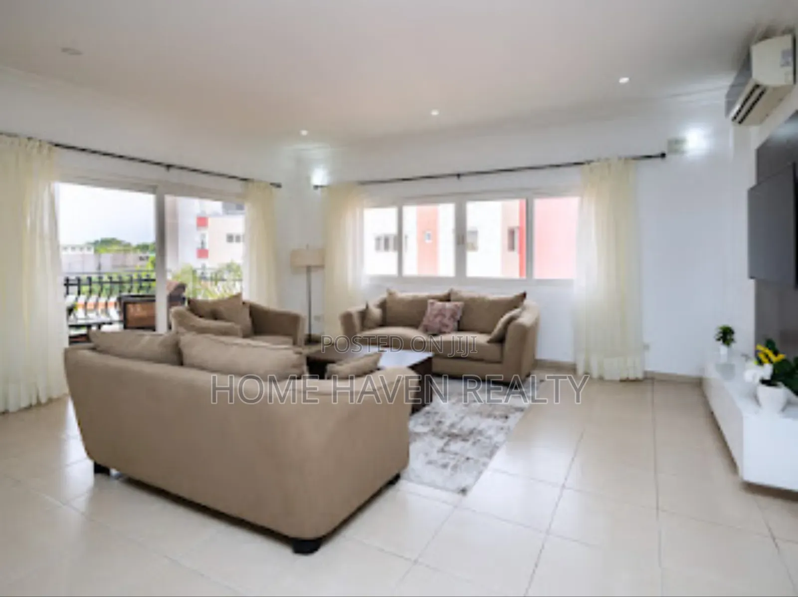 Furnished 3bdrm Apartment in Airport Residentials for rent
