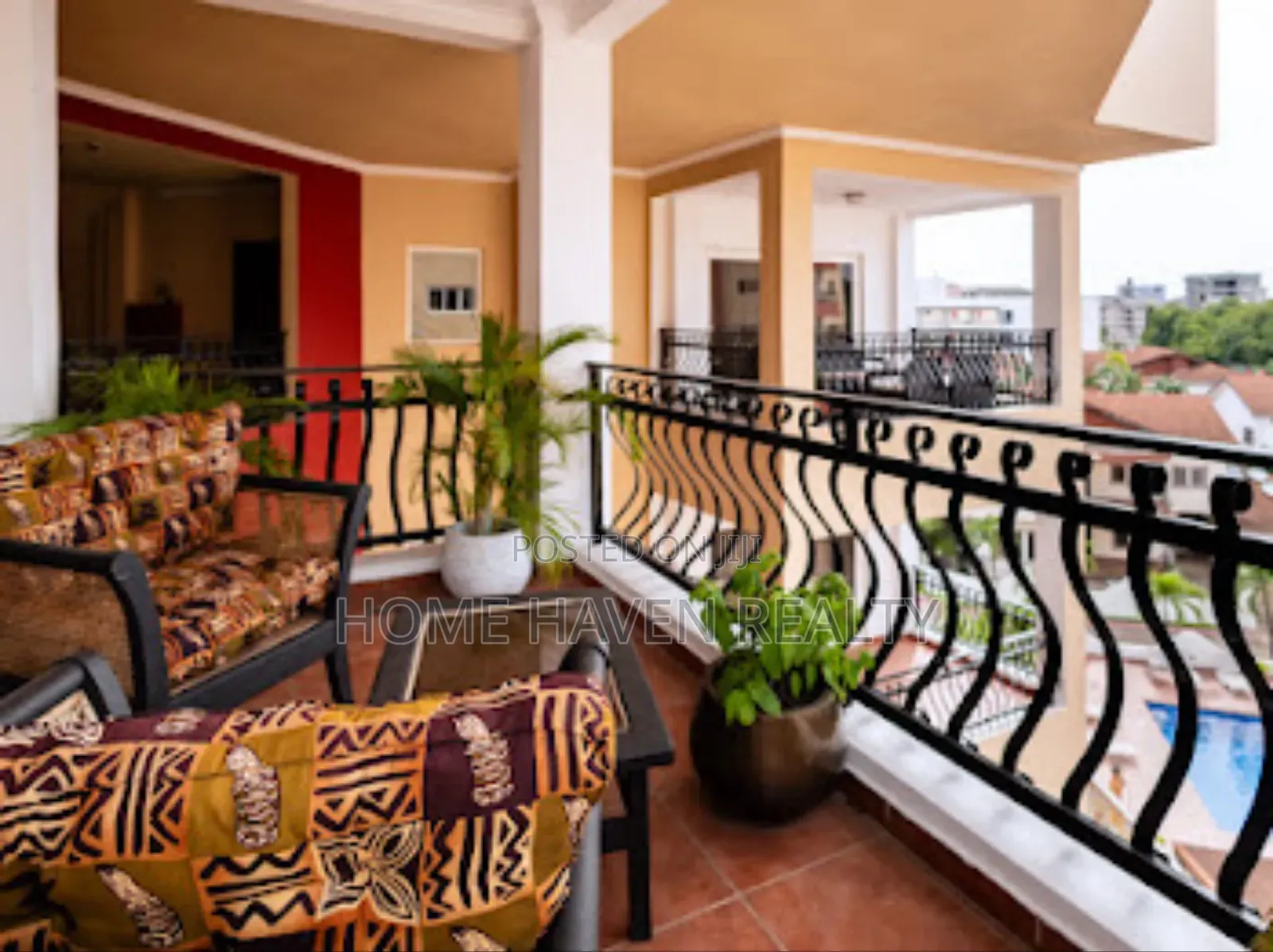 Furnished 3bdrm Apartment in Airport Residentials for rent