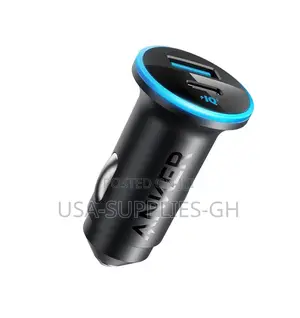 Anker 323 Usb-C 52.5w 2-Port Fast Car Charger Adapter From Usa