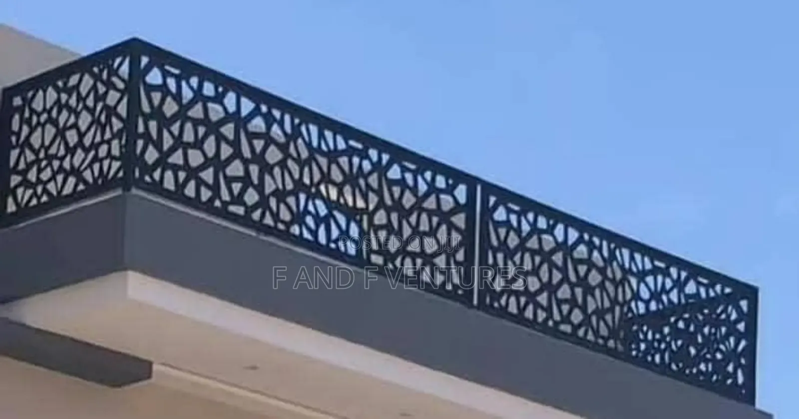 Laser‐Cut Metal Balcony Railing