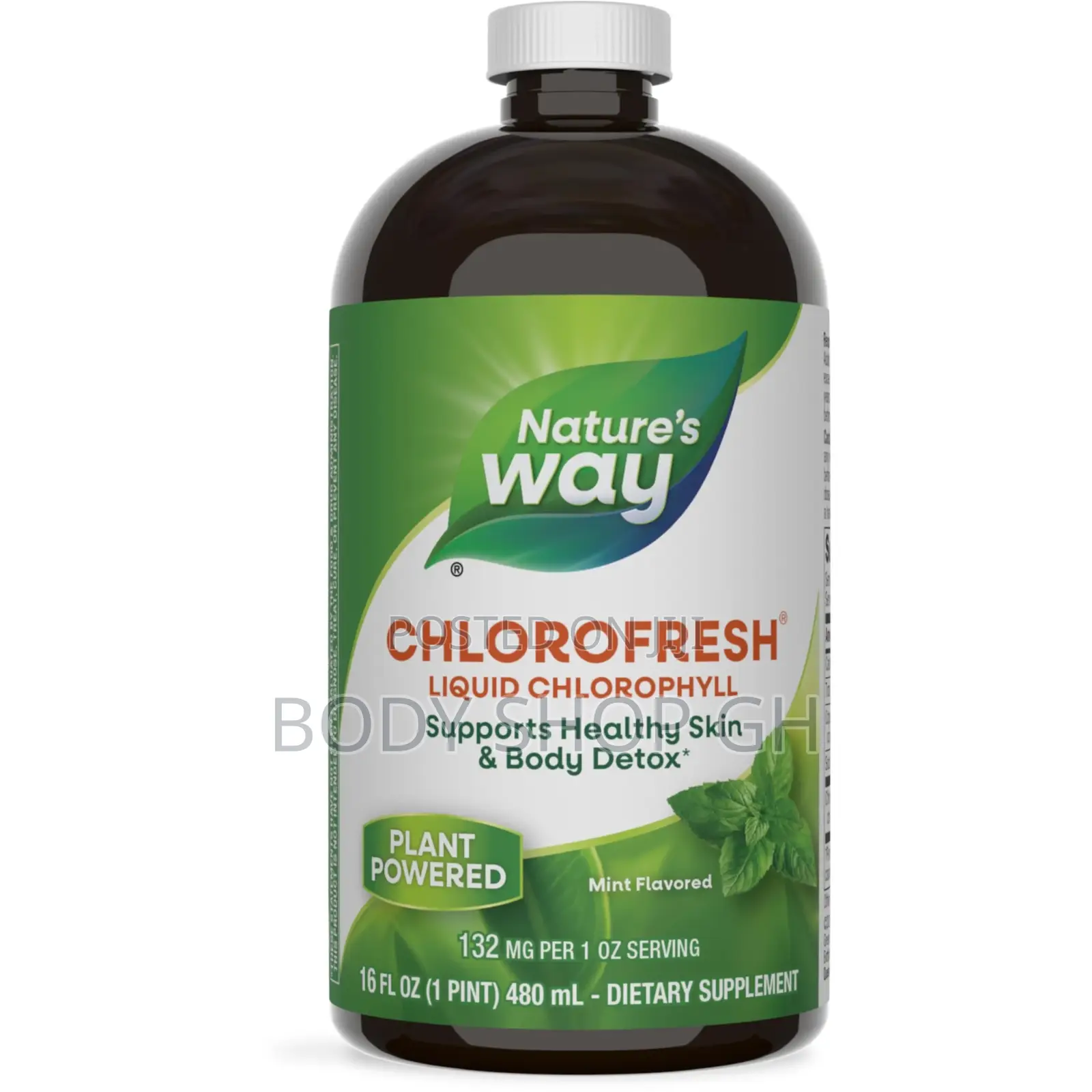 Chlorofresh Liquid Chlorophyll -Internal Deodorant Supplement 16 Fl Oz