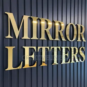 Goden Letters Signage