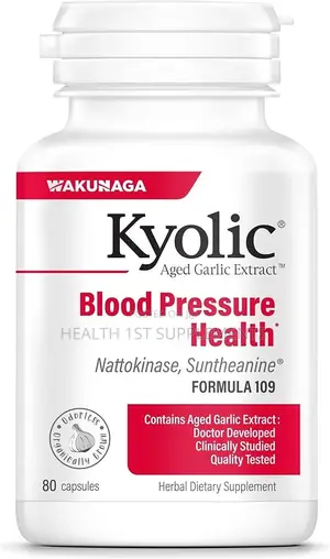 Kyolic Aged Garlic Extract, Blood Pressure Health, 80, 160, 240 Caps