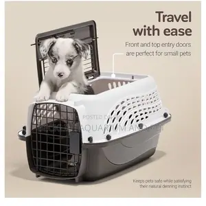 2 Door Way Plastic Acrylic Dog Cage