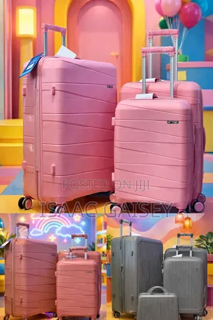 Expandable 3 in 1 Anticrake Luggages in Different Colors and Designs