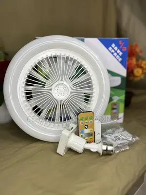 Modern Ceiling Fan With Light Remote Control 2 in 1 Design