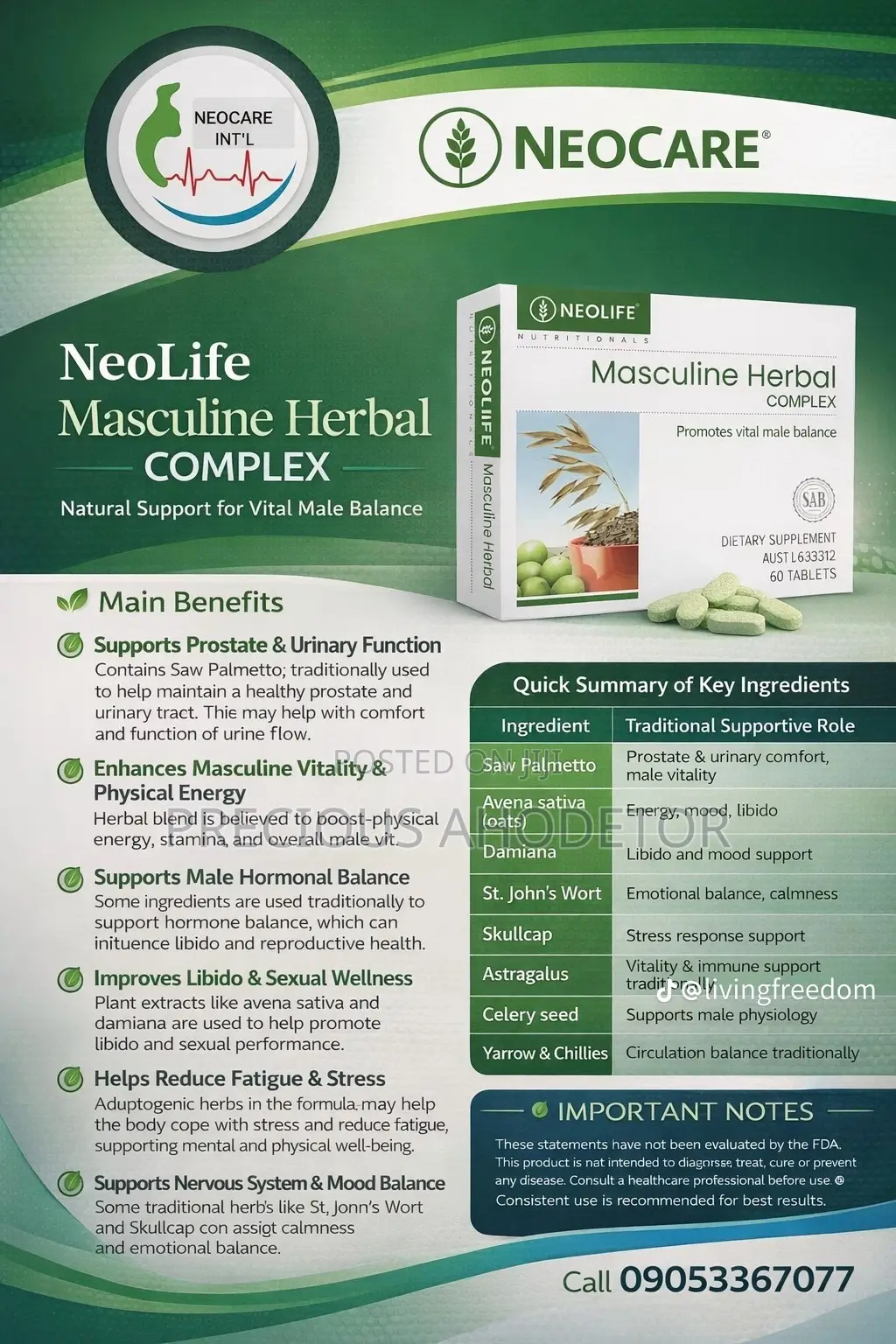 Masculine Herbal