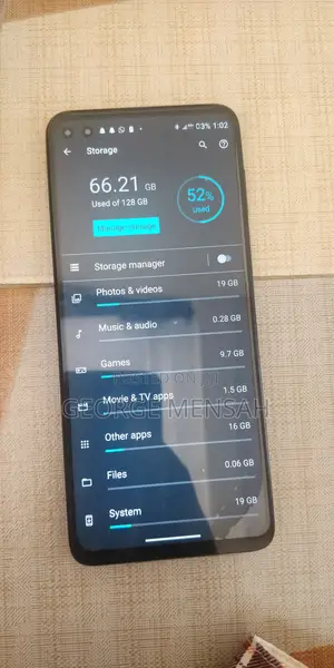 Motorola Edge 5G UW (2021) 128 GB Blue