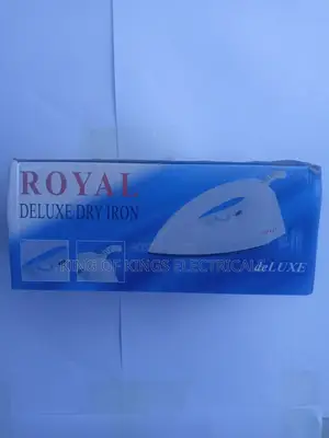 Royal Deluxe Dry Iron - White/Orange