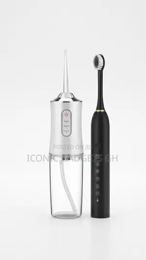 Iconic Smart Oral Care Combo – Flosser + Electric Toothbrush