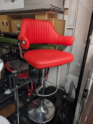 Red Saloon Adjustable Chair