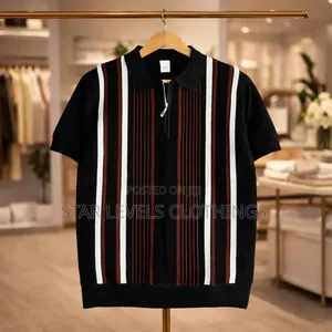 Original Men Knitted Shirts #Black#