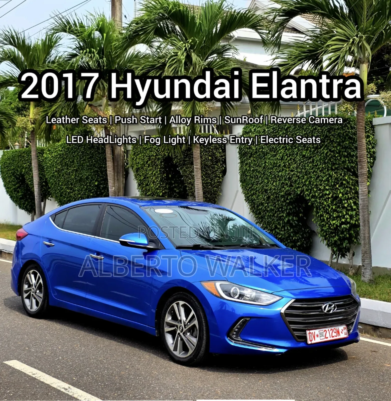 Hyundai Elantra 2017 Blue