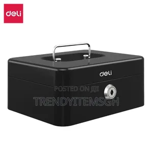 Portable Metal Cash Safe Lock Box