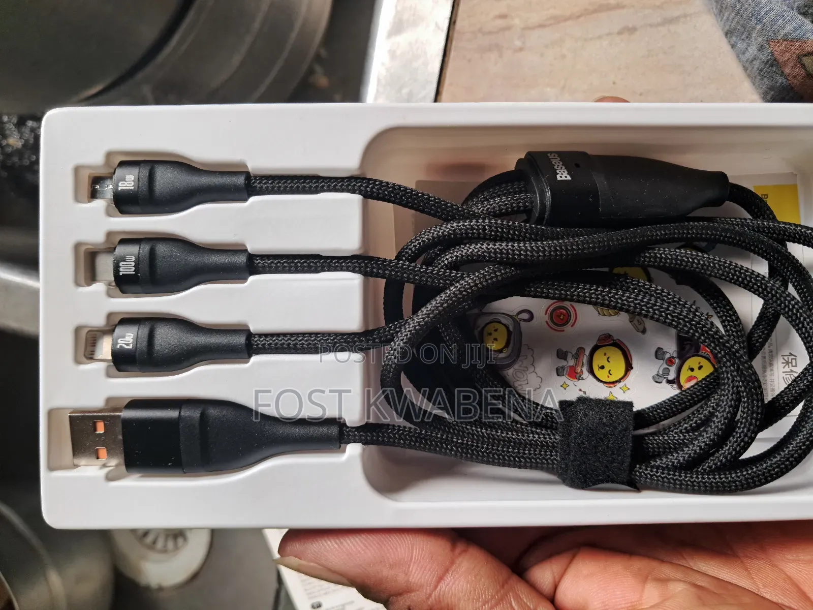 Baseus 3 in 2 Cable