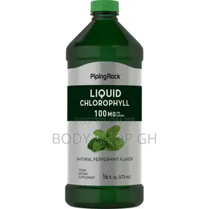 Liquid Chlorophyll 100 Mg - Natural Body Deodorant + Detox 490ml /16oz