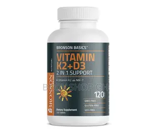 Vitamin D-3 + Vitamin K-2 - Extra Strength 2 in 1 Support