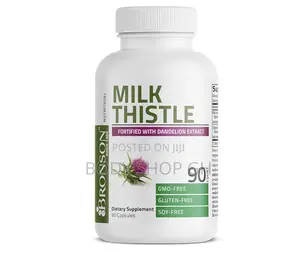Milk Thistle + Dandelion Liver for Health, Antioxidant, Detox, 90 Caps