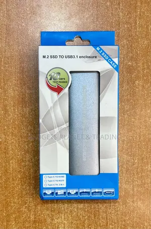 2 in 1 M.2 SSD External Enclosure for NGFF and Nvme