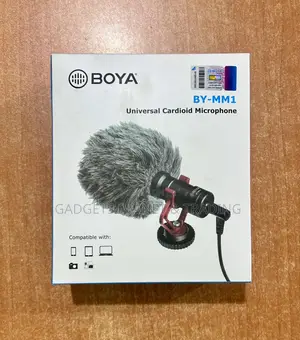 Boya Mm1 Shotgun Microphone With Shock Mount For Camera Smartphones