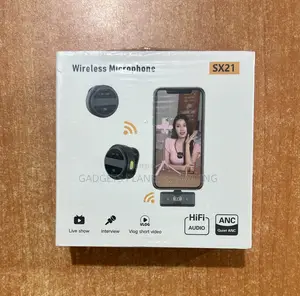2 in 1 Mini Wireless Lapel Microphone for Type C and iPhone - Sx21
