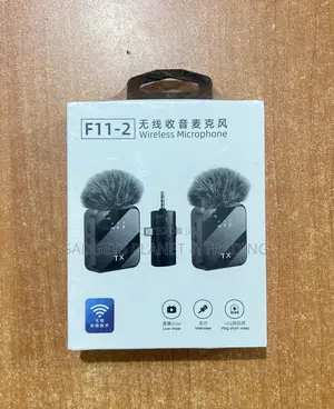 2 in 1 Lapel Lavalierwireless Microphone for Type C, iPhone and 3.5mm