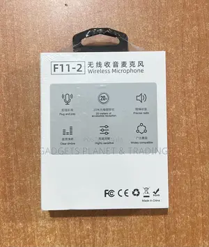 2 in 1 Lapel Lavalierwireless Microphone for Type C, iPhone and 3.5mm