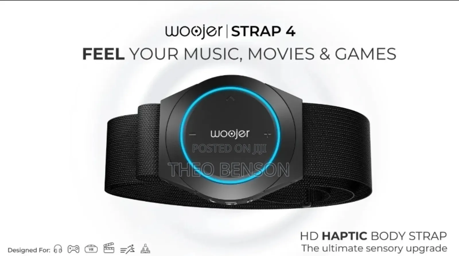 Woojer Hi-Fi Haptic Body Strap 4