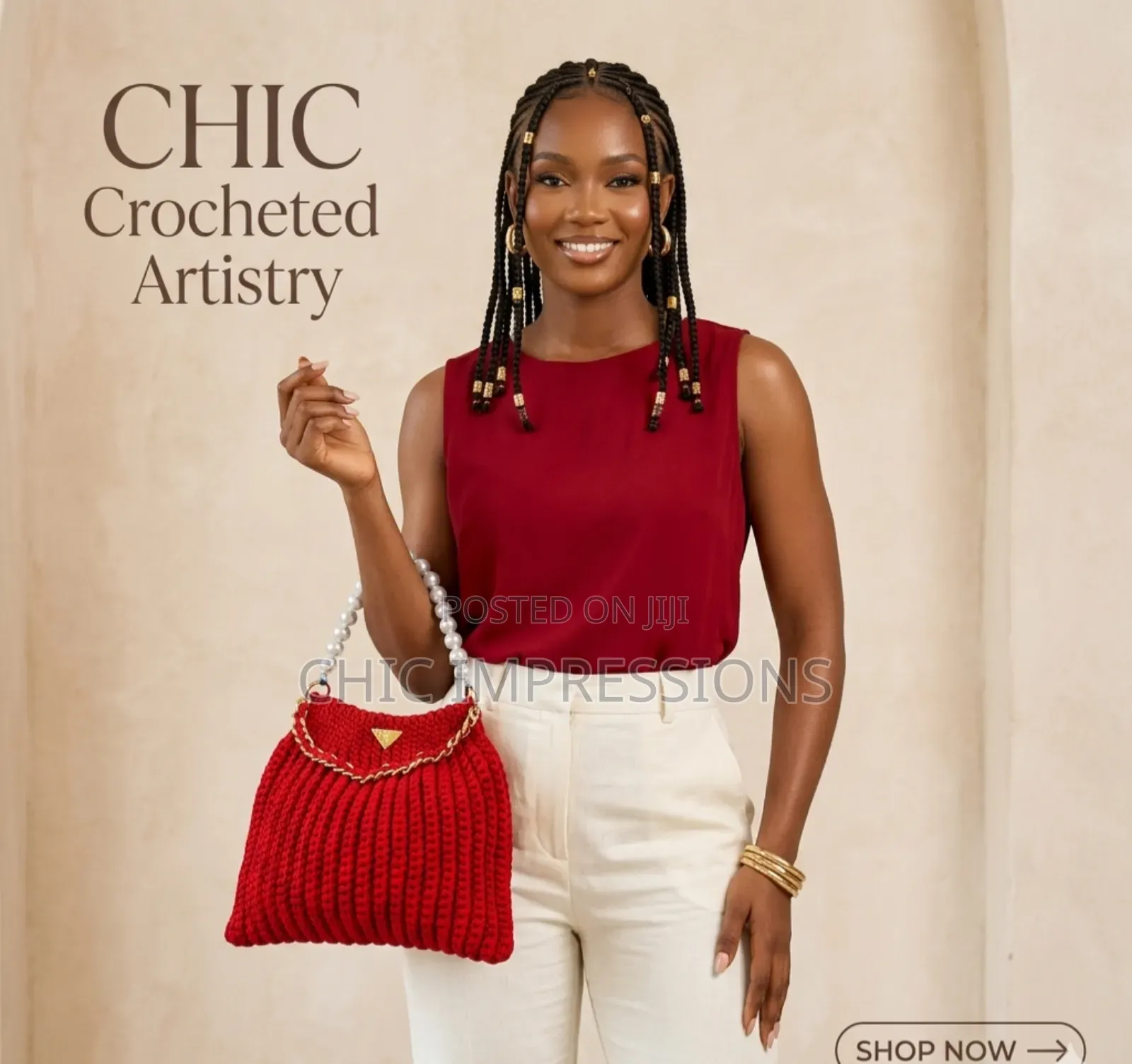 Chic Scarlet Bag