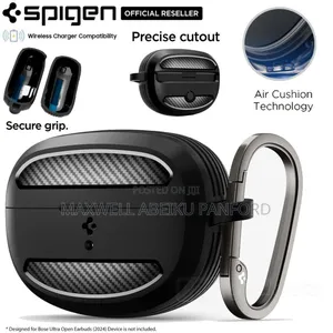 Bose Ultra Open Earbuds Protective Case With Carabiner - Matte Black