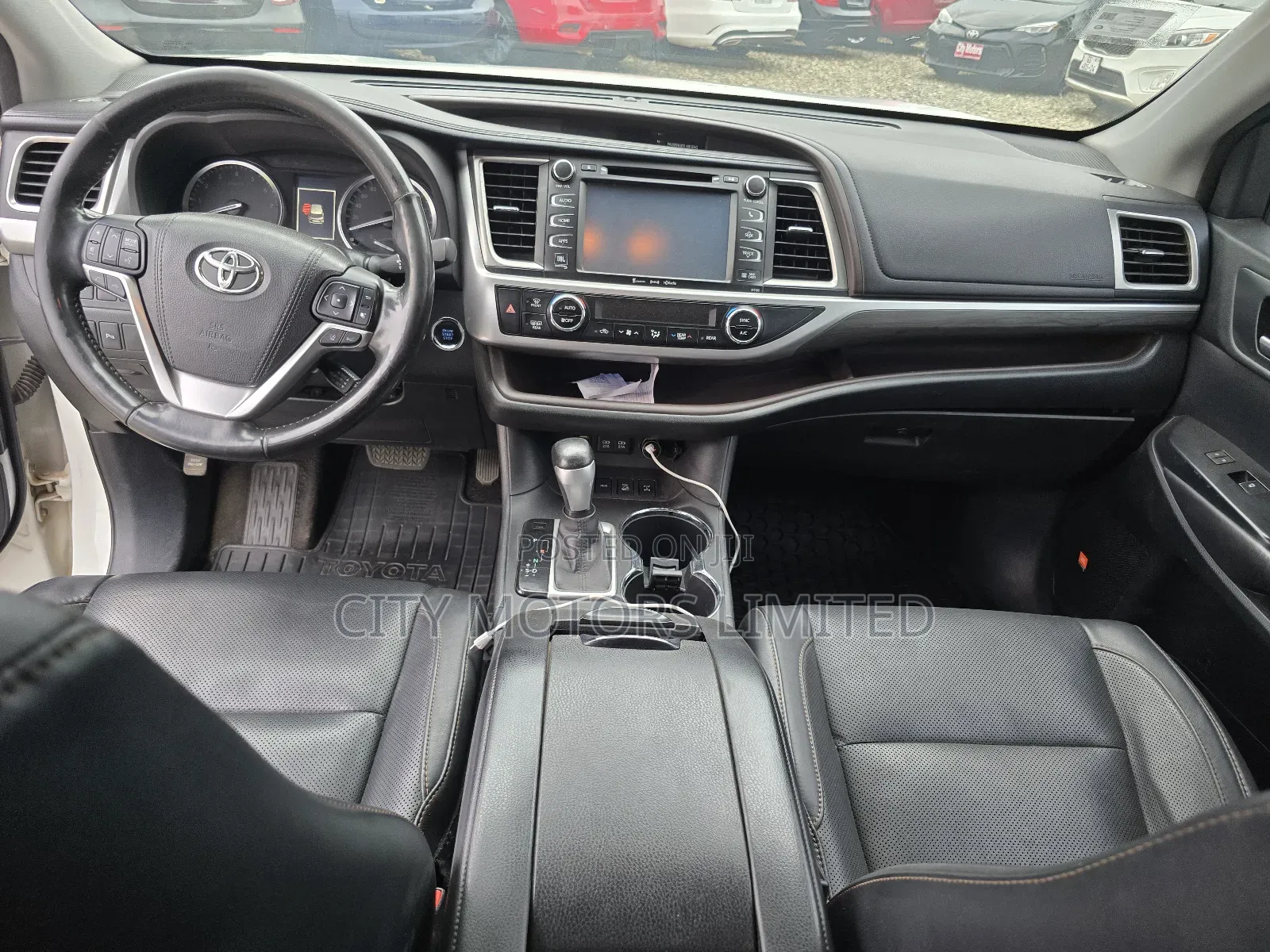 Toyota Highlander Limited 4x4 V6 (3.5L 6cyl 8A) 2017 White
