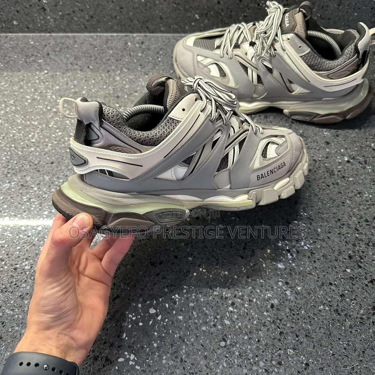 High Quality Balenciaga Track Sneaker (Grey Colorway).