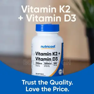 Vitamin (100mcg) + Vitamin D3 (5000 Iu) - High Absorption 120 Caps