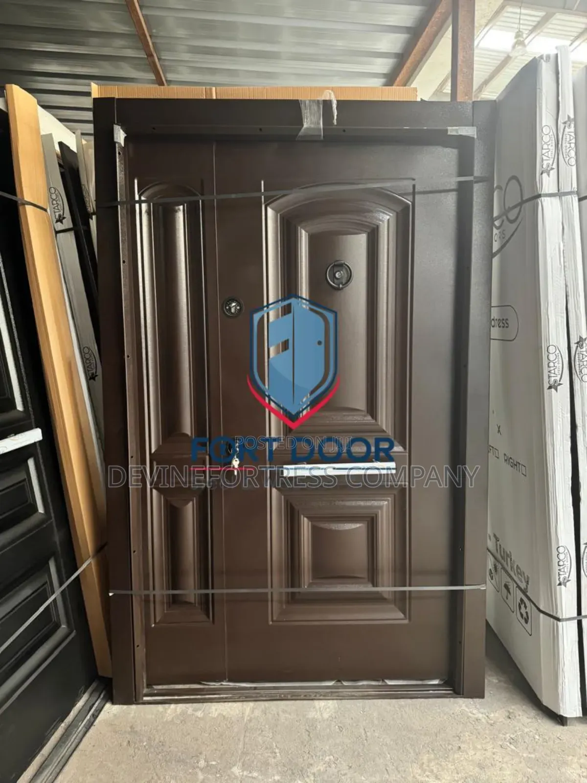 High Quality Full Metal Doors Brown 11⁄2 Available in All Colors