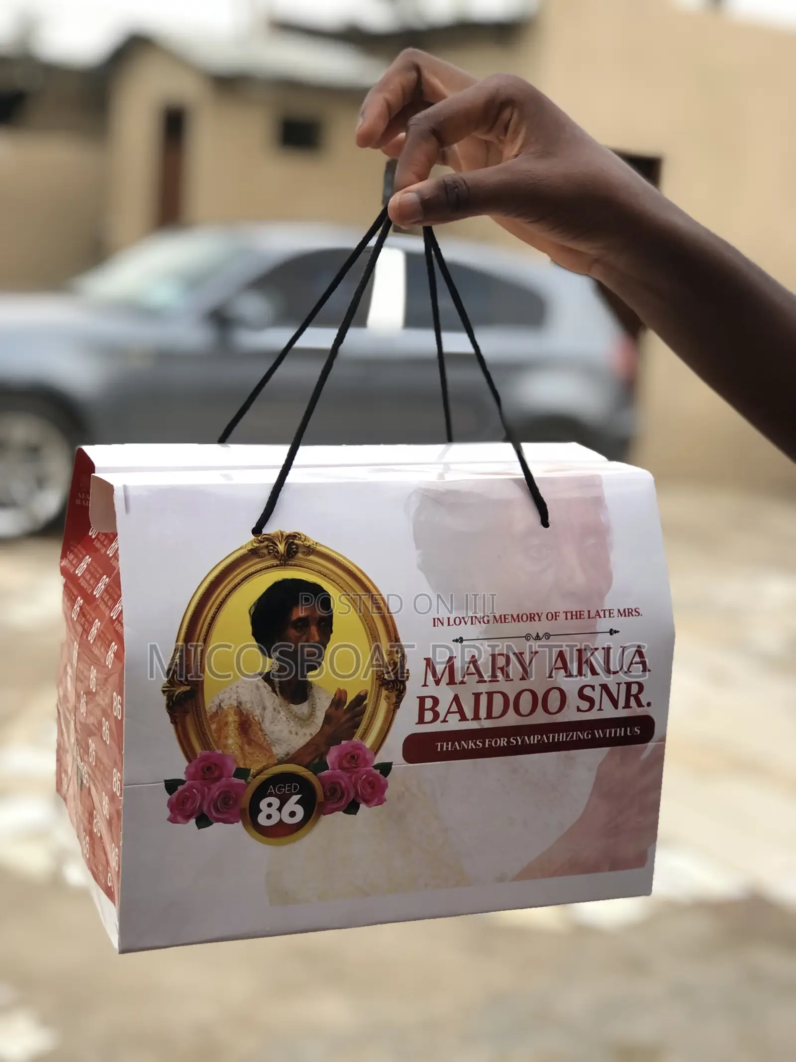 Funeral Paper Bags and Food Box