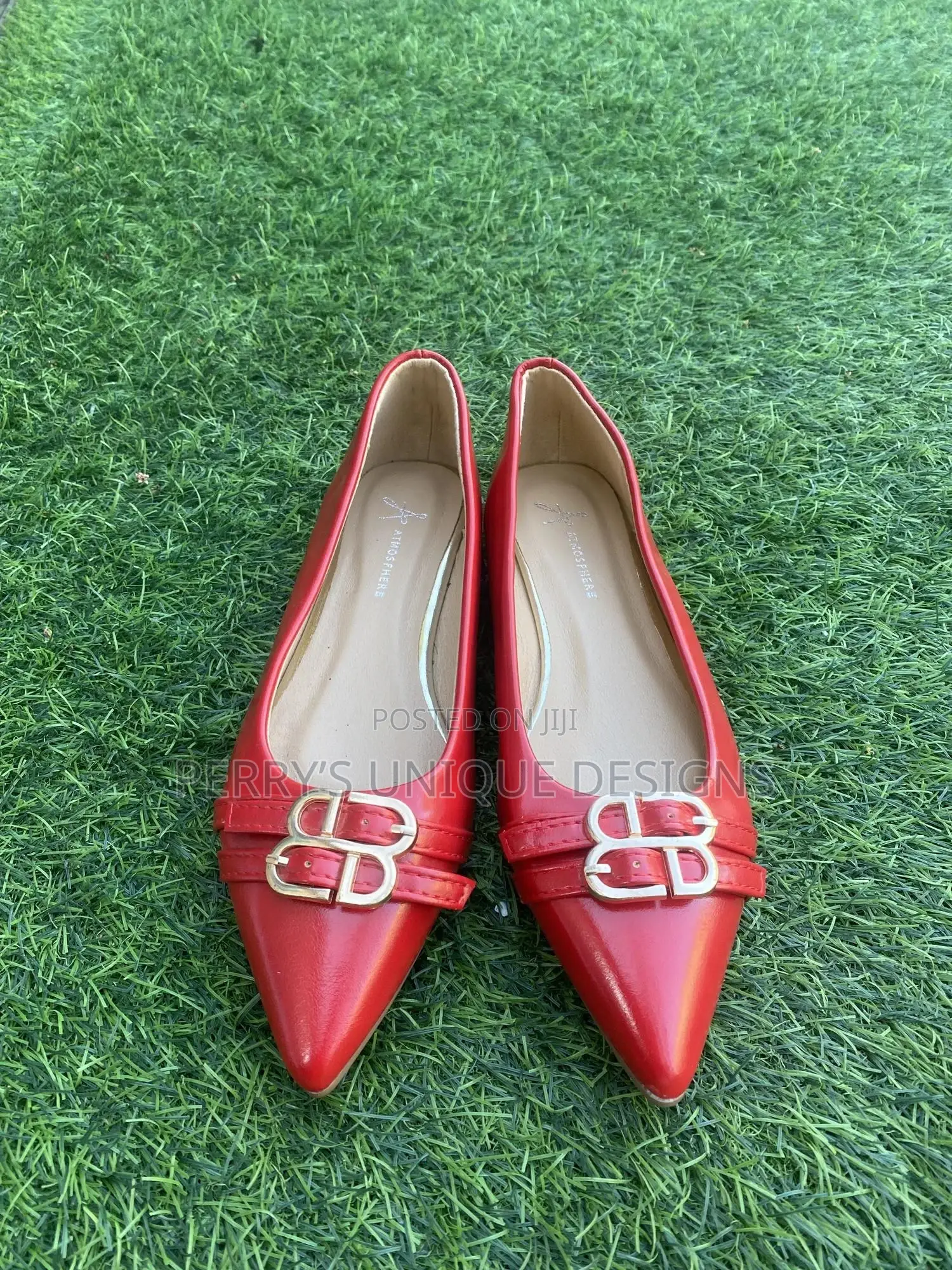 Rubycharm Elegance Pointed Flats (Red Edition)