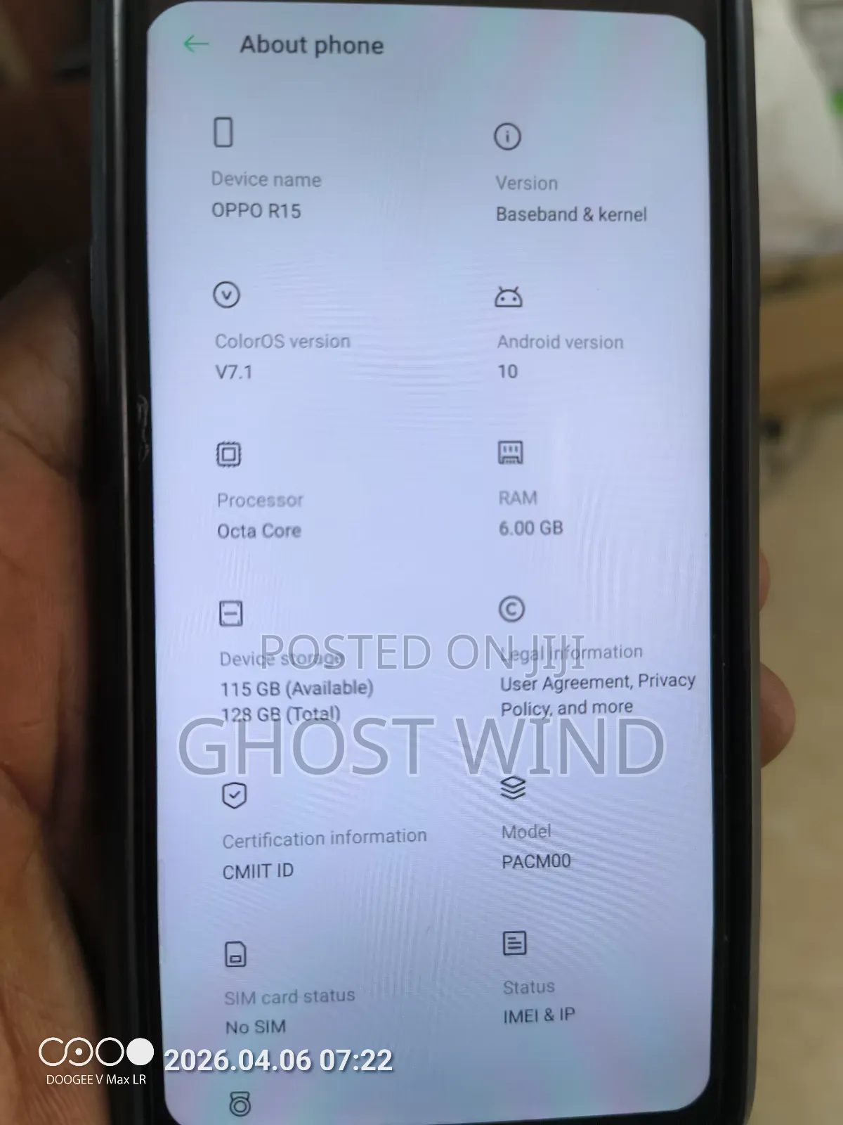 Oppo R15 128 GB Red