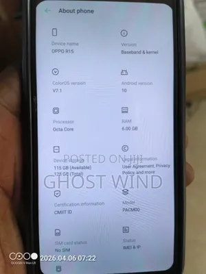 Oppo R15 128 GB Red