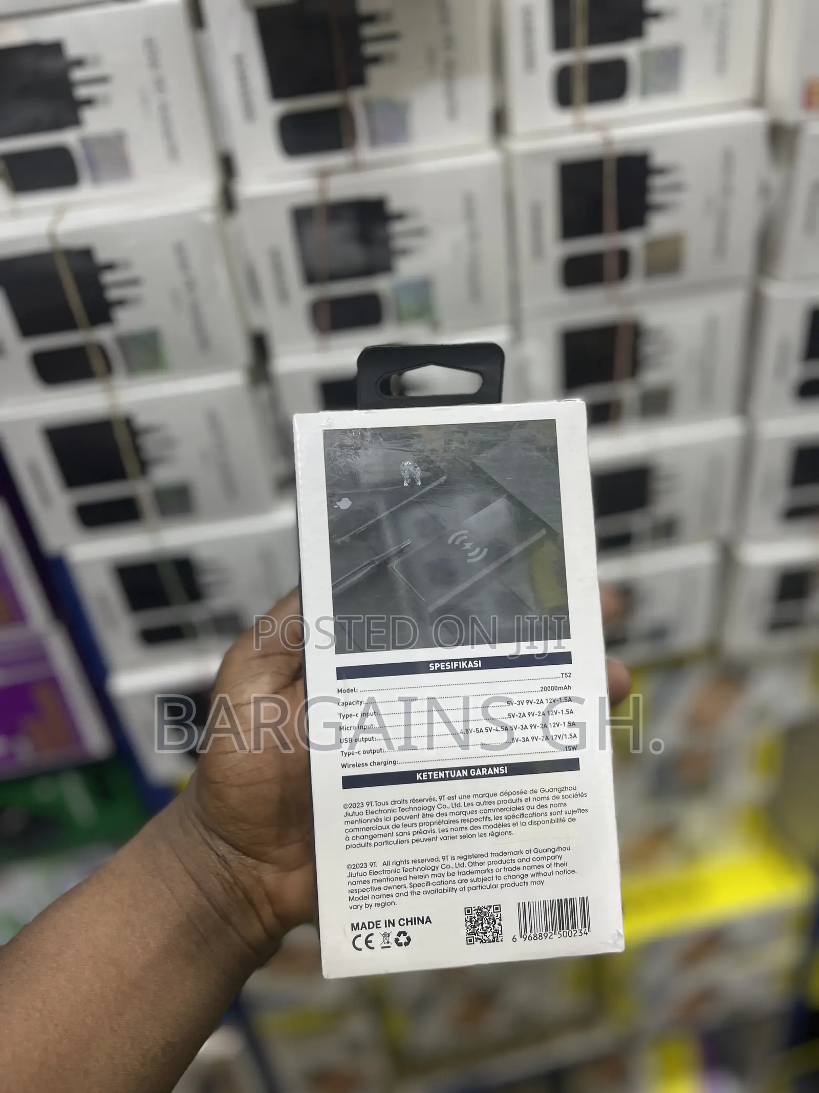 T9 20,000mah Wireless Power Bank