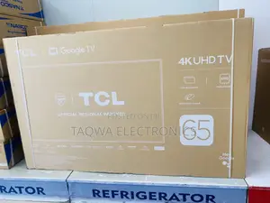 Black- TCL 65inch P755 Android Uhd