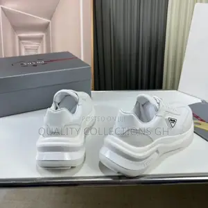 Authentic White Prada Sneaker