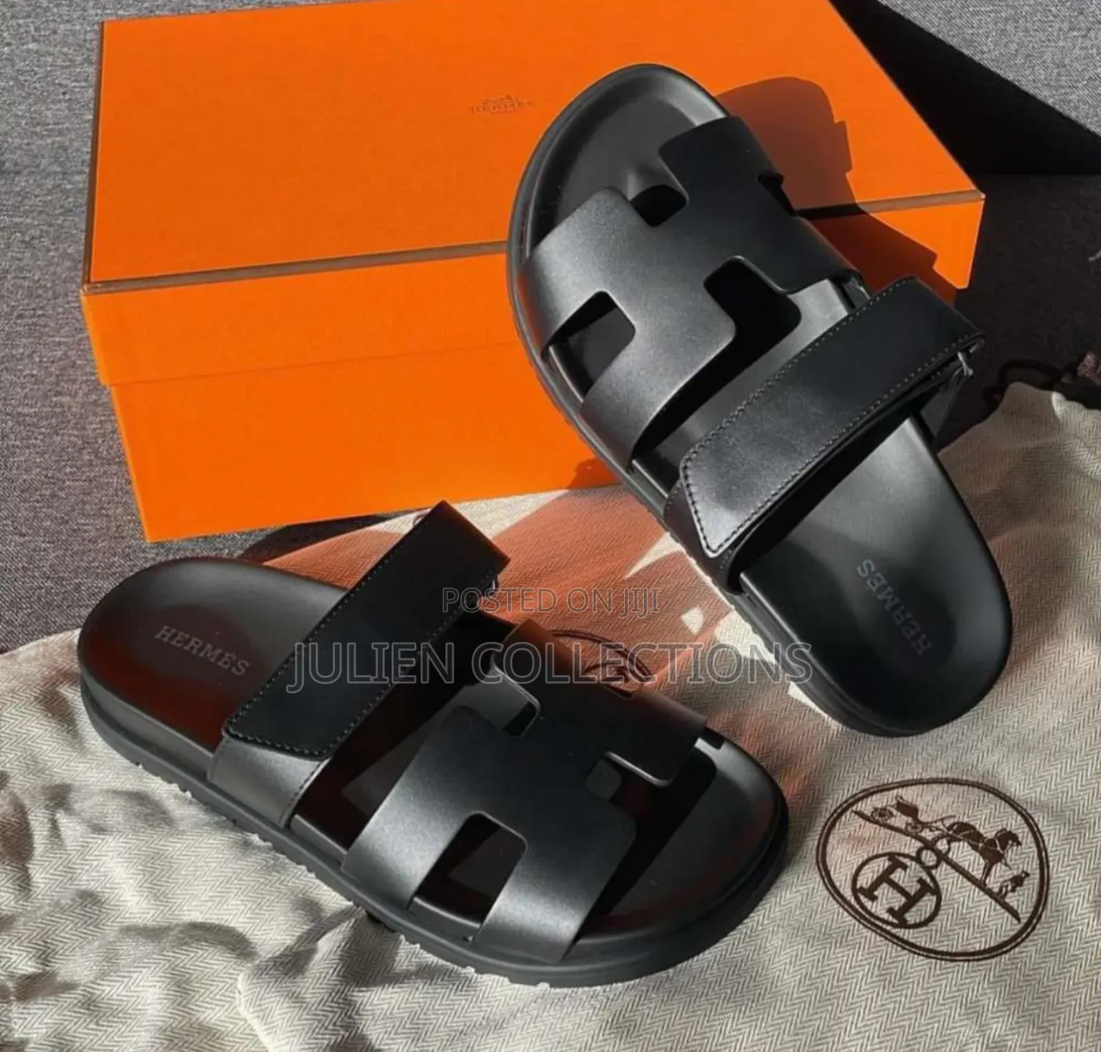 Original Hermes Cross Belt Black