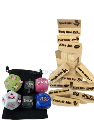 Adult Jenga + Sex Dice Combo