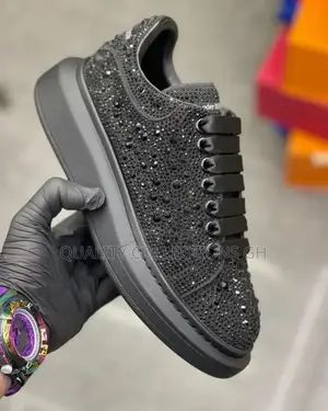 Alexander McQueen Black Glitters