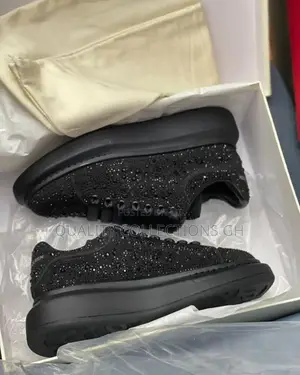 Alexander McQueen Black Glitters