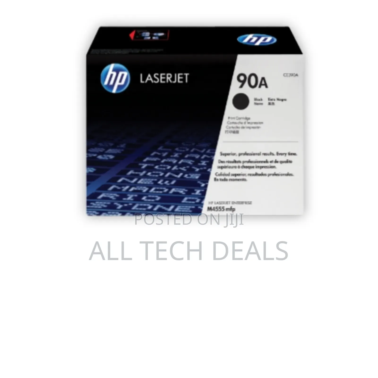 Hp 90a Black Laserjet Toner Cartridge With Smart Printing Technology
