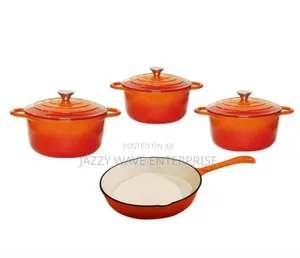 4 Set Cast Iron Nonstick Cookware