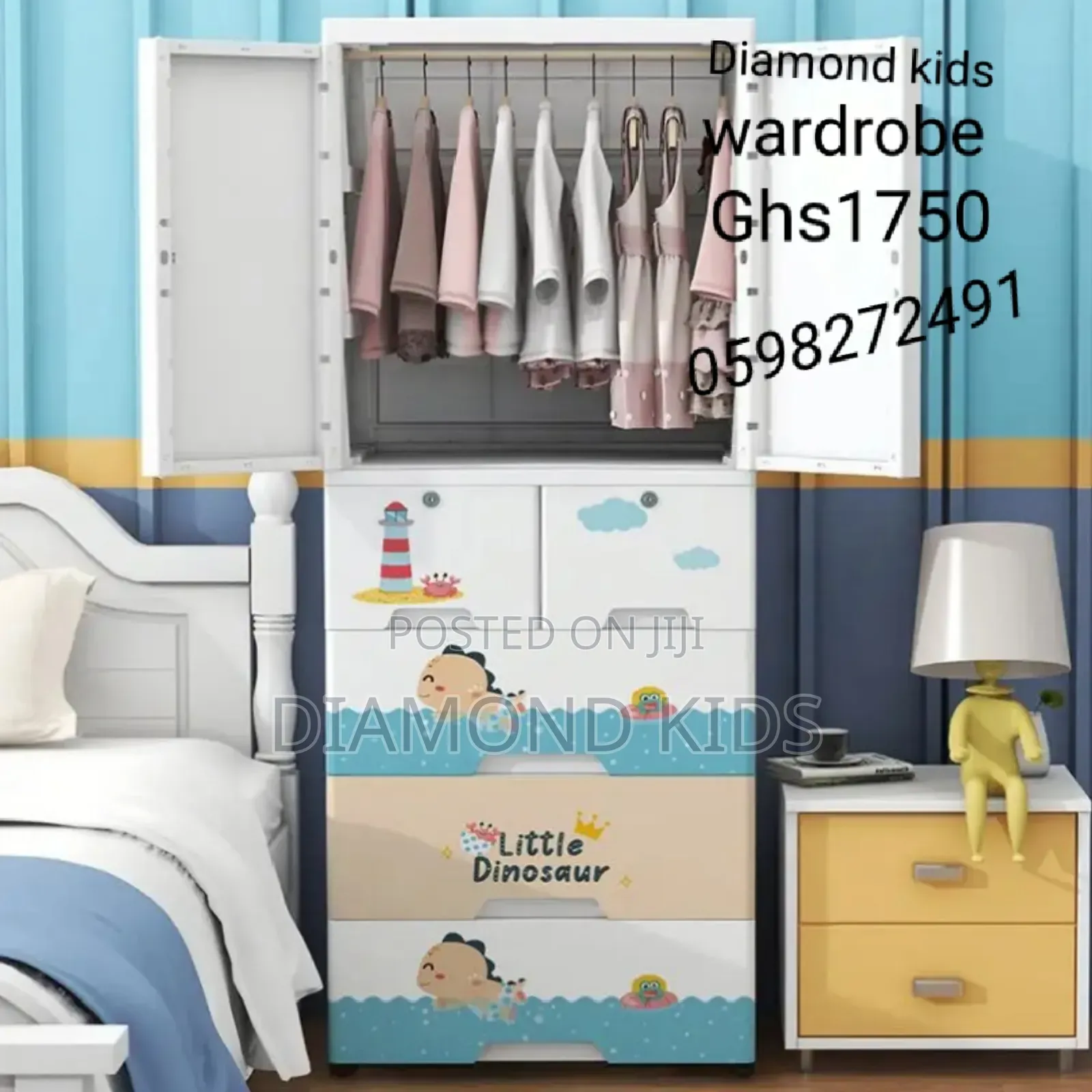 Baby Portable Plastic Wardrobe